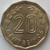 Уругвай 20 сентесимо 1978 г.