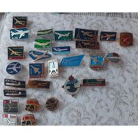 Значки авиация СССР,  самолёты.
