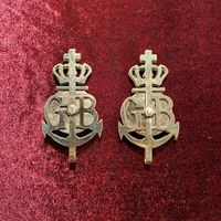 Подвесы "блочки" для гиревых (жильных) часов с логотипом Густав Беккер