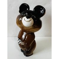 Фарфор. Статуэтка "Олимпийский мишка" СССР  ЛФЗ  Винтаж!   АУКЦИОН не с рубля без МПЦ.