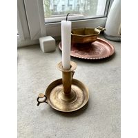 Подсвечник латунь