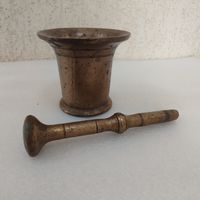 Ступка с пестиком, бронза