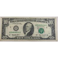 10 долларов США. 1993г