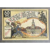 Нотгельд 50 пфеннигов 1921 год. Кёнигзее. Веймарская республика