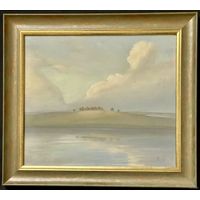 Батальонок Е.Е. 1946 г.р. "Прадвячэрнiя аблокi" (бел.), 1990 год; 29/35 см.