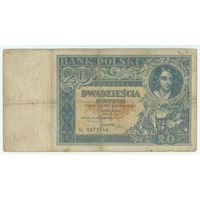 Польша 20 злотых 1931 год.