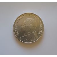 1000 лир. 835пр., 1984 г.	Ватикан. Иоанн Павел II.Тираж 105 000 т.