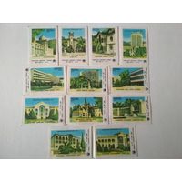 Спичечные этикетки ф.Туринск. Здравницы профсоюзов СССР, часть 1. 1980 год