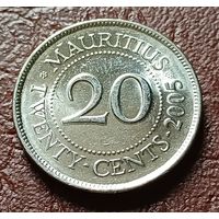 Маврикий 20 центов, 2005   ( 1-2-8 )