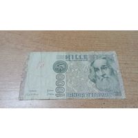 1000  лир Италии