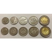 Узбекистан НАБОР 5 монет 2018 - 2022 UNC