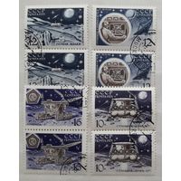 СССР 1971г. Серия: АС "Луна - 17" в верт.сцепках.гаш.