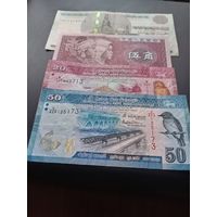 4 банкноты разных стран
