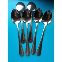 Шесть Столовых Ложек (Нерж.) - Одним Лотом.