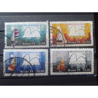 Бразилия 1979 Нац. фил. выставка Полная серия Михель-2,6 евро гаш