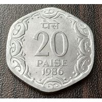 Индия 20 пайс, 1986   Бомбей    ( 1-14-5 )