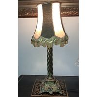 Старинная настольная лампа. Бронза.