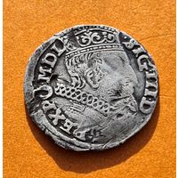 3 гроша 1600 год красивая монета