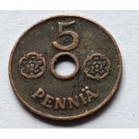 Финляндия. 5 пенни 1941 года