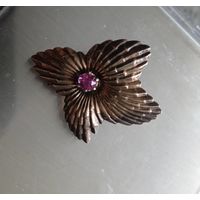 Серебряная серьга. Харьковский ювелирный завод. СССР.