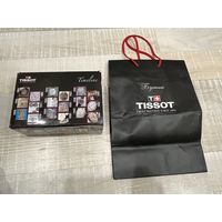 Оригинальная фирменная коробка от часов Tissot +запасные звенья