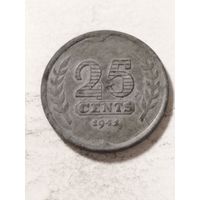 Нидерланды 25 центов 1941