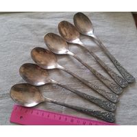 Набор красивых столовых ложечек, СССР, МНЦ. Распродажа коллекции.