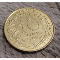 10 сантимов 1990 Франция