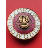 Знак " Образцовый  командир " , Войско Польское. Социализм,1973-90 г.