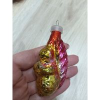 Елочные игрушки стекло, белка