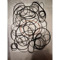 Пасики от различной радиоаппаратуры 44шт