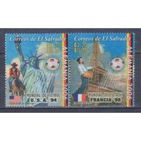 [1151] Сальвадор 2006. Спорт.Футбол.Чемпионат мира. 2 марки в сцепке. БЕЗ КЛЕЯ.