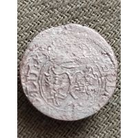 Распродажа - солид (шеляг) 1623г.,ВКЛ,СИГИЗМУНД 3 (РЕДКИЙ)