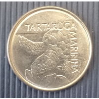 Бразилия 500 крузейро 1992 год Серия Животный мир Бразилии - морская черепаха