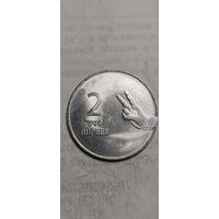 Индия 2 рупе 2007