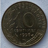 Франция 10 сантимов 1996 г.