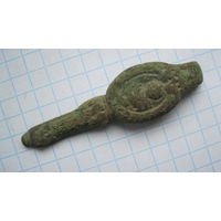 Зацеп на ножны Х.О. конец XVIII - начало XIX в. Литье, бронза.