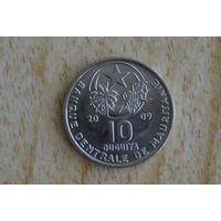 Мавритания 10 угий 2009 с 1 руб