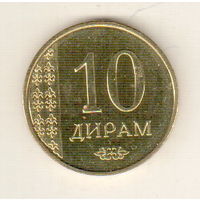 Таджикистан 10 дирам 2015