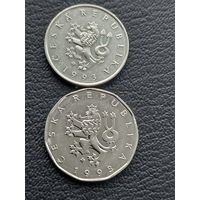 1 и 2 кроны 1993 Чехия