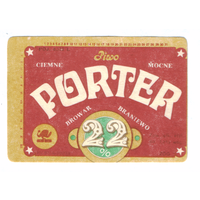 Этикетка пива Porter Польша П743