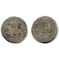 Полугрош, Александр Ягеллончик, Вильно. Aв, Рв - ренессансная легенда, VIII группа редкости