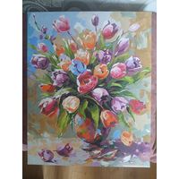 Картина по номерам без рамки