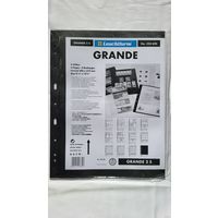 Leuchtturm S2 Grand Листы для банкнот двухсторонние на 2 (4 ячейки)! Целая пачка 5 шт! Германия, Лёйхтурм, Leuchtturm! ВОЗМОЖЕН ОБМЕН!