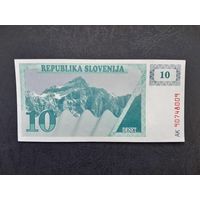 10 толаров  1990 года. Словения. UNC.Распродажа