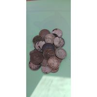 Сборный лот серебрянных монет