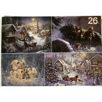 Декупажные карты А4 Новый год