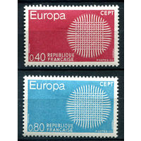 Франция - 1970г. - Europa CEPT - 2 марки - полная серия, MH [Mi 1710-1711]. #2-Fr-45-A-1