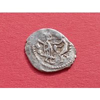 Серебро.Редкая монета - чешуйка Независимый Новгород.1420-1478.Копия ,серебро,соответствие.Не Китай