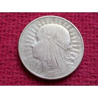 10 злотых 1933 г. Польша. Серебро.